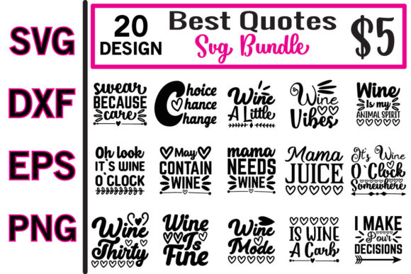 Download Best Quotes SVG Bundle - Quotes Collection