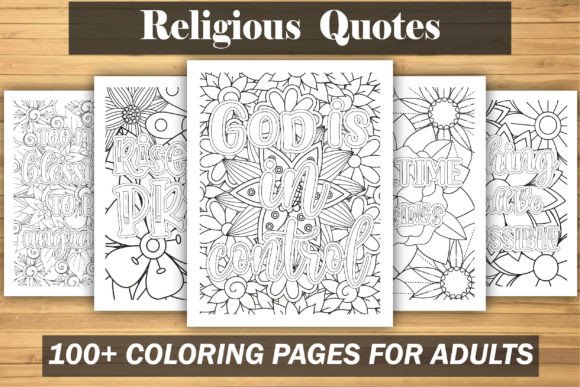 Download Religious Quotes Coloring Book Bundle - Quotes Collection