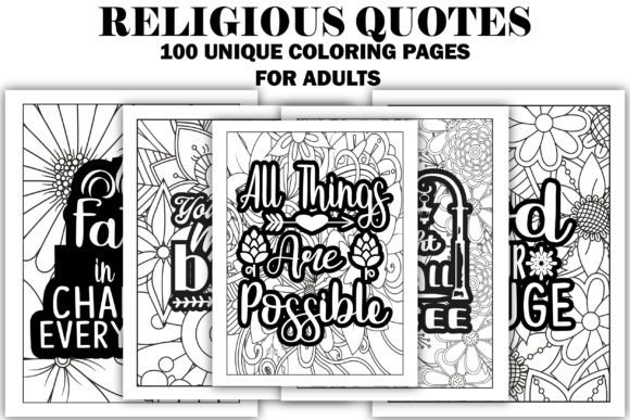 Download Religious Quotes Coloring Book Interior - Quotes Collection