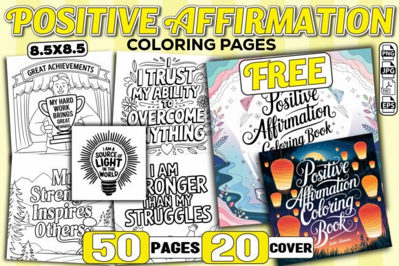 Download Positive Affirmation Coloring Pages - Affirmation coloring pages Collection