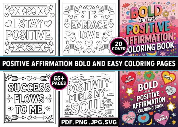 Download Bold Positive Affirmation Coloring Pages - Affirmation coloring pages Collection