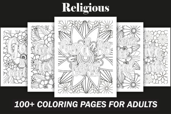 Download Religious Quotes Coloring Book Bundle - Quotes Collection