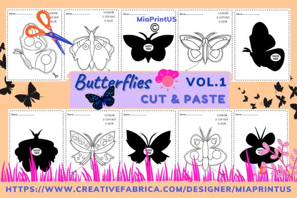Download Butterfly Cut and Paste - Premium Resources