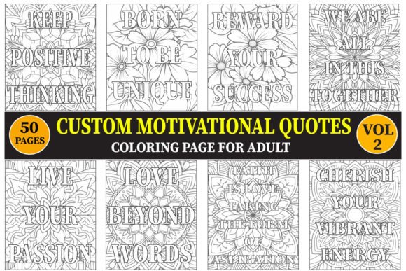 Download MOTIVATIONAL QUOTES COLORING PAGE VOL.2 - Quotes Collection