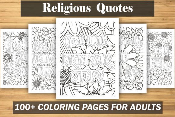 Download Religious Quotes Coloring Book Bundle - Quotes Collection