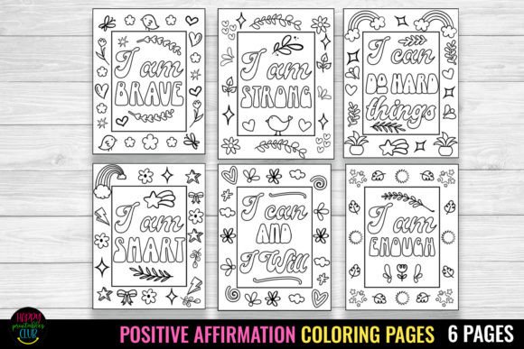 Download Positive Affirmation Coloring Pages Kids - Affirmation coloring pages Collection