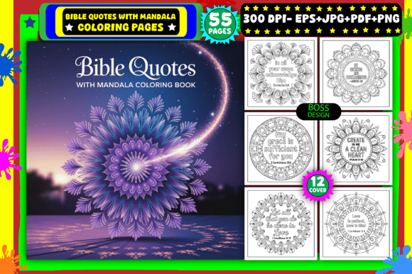 Download Bible Quotes with Mandala Coloring Pages - Quotes Collection