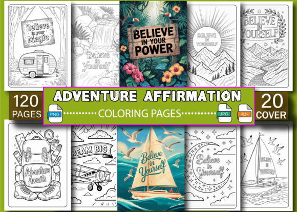 Download Adventure Affirmation Coloring Pages - Affirmation coloring pages Collection