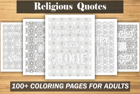 Download Religious Quotes Coloring Book Bundle - Quotes Collection