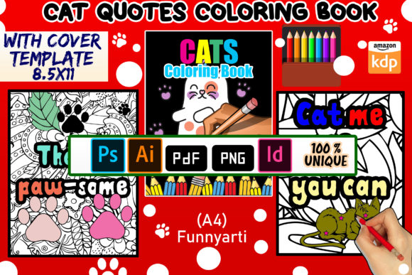 Download Cat Quotes Coloring Book for Kdp - Quotes Collection
