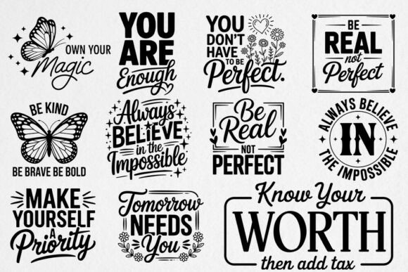 Download Boho Motivational Quotes Svg Bundle - Premium Bundle
