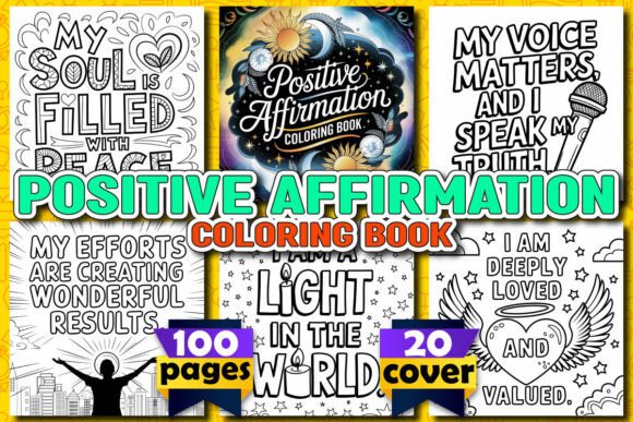 Download 100 Positive Affirmation Coloring Pages - Affirmation coloring pages Collection